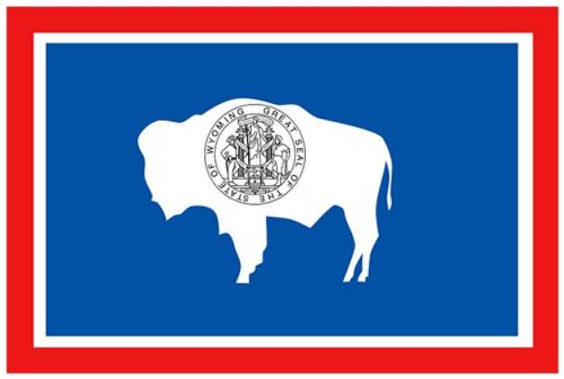 Picture of Wyoming SVG File