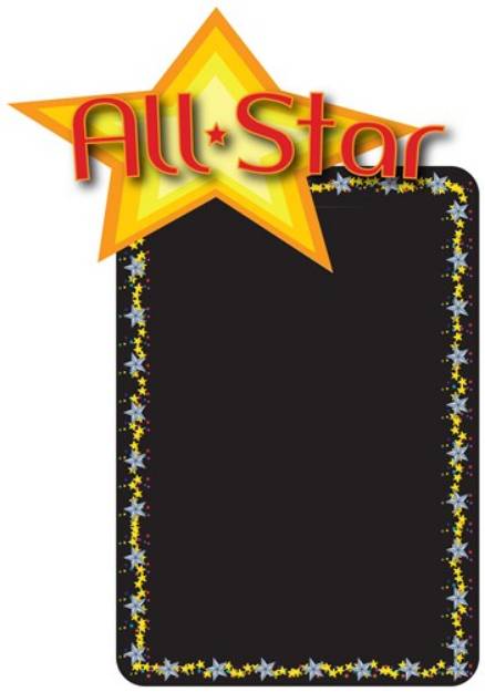 Picture of All-star Frame SVG File