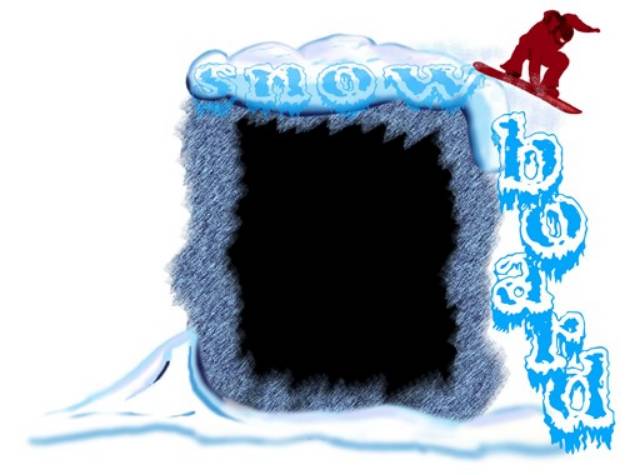 Picture of Snowboard Frame SVG File