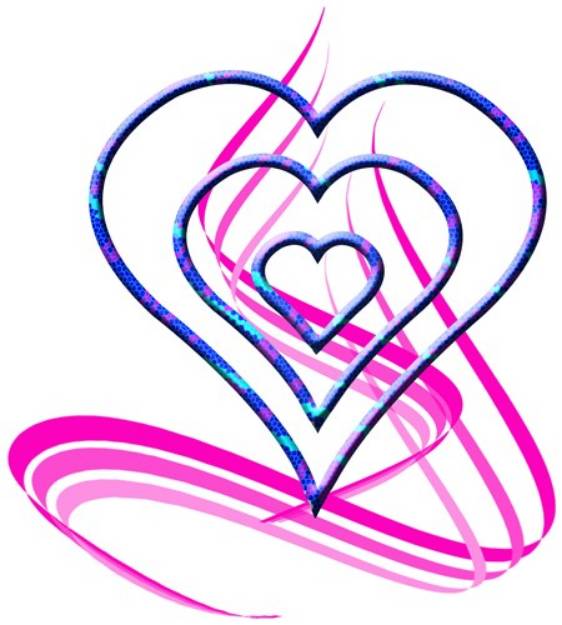 Picture of Multicolored Heart SVG File