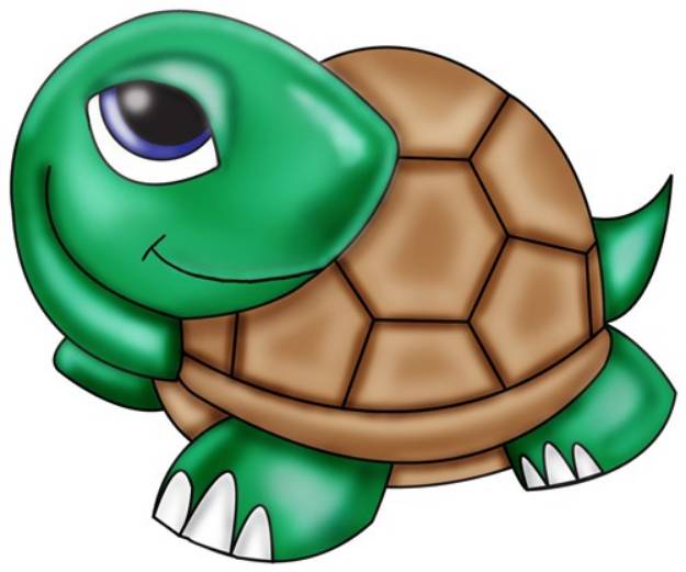 Picture of Cartoon Turtle SVG File