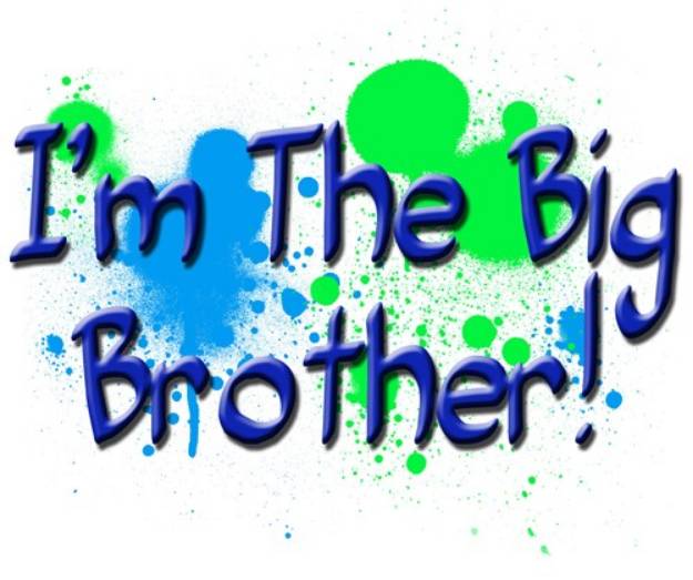 Picture of Im The Big Brother SVG File