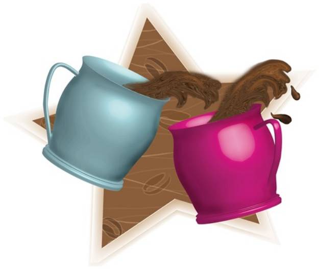 Picture of Coffee Star SVG File