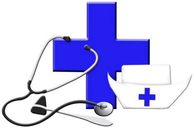 Picture of Nurse Logo SVG File