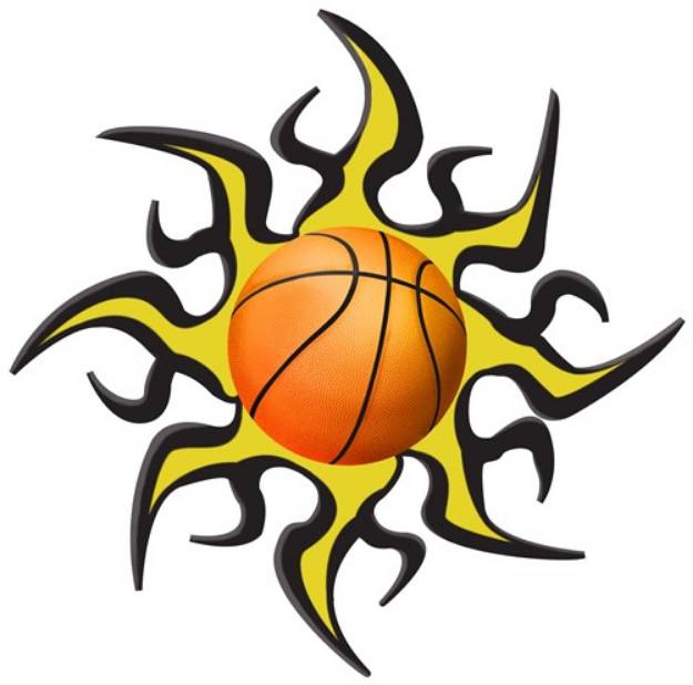 Picture of Tribal Basketball SVG File