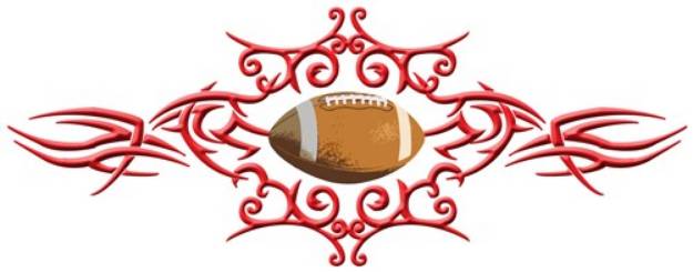 Picture of Tribal Football SVG File