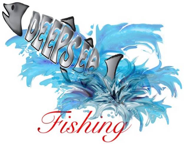Picture of Deep Sea Fishing SVG File