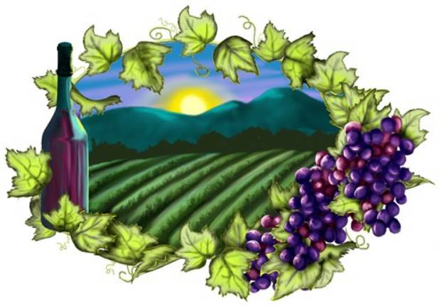 Picture of Wine Country SVG File