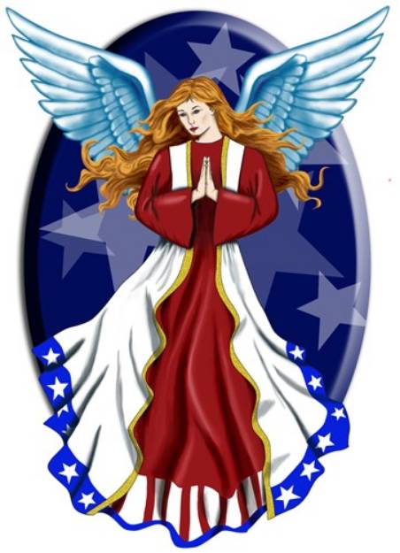 Picture of American Angel SVG File