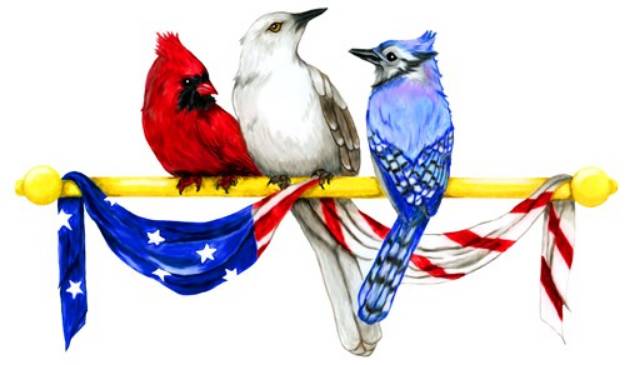 Picture of American Birds SVG File