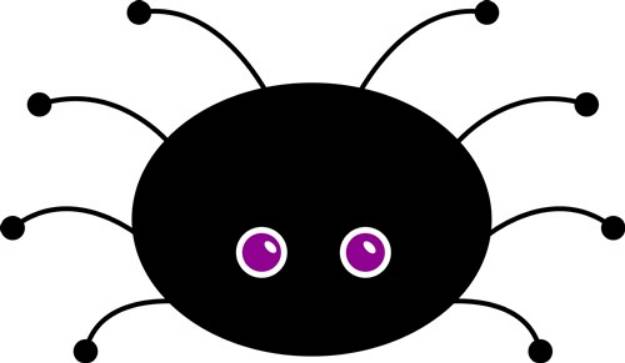 Picture of Black Spider SVG File