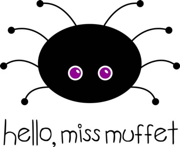 Picture of Miss Muffet Spider SVG File