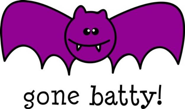 Picture of Gone Batty SVG File