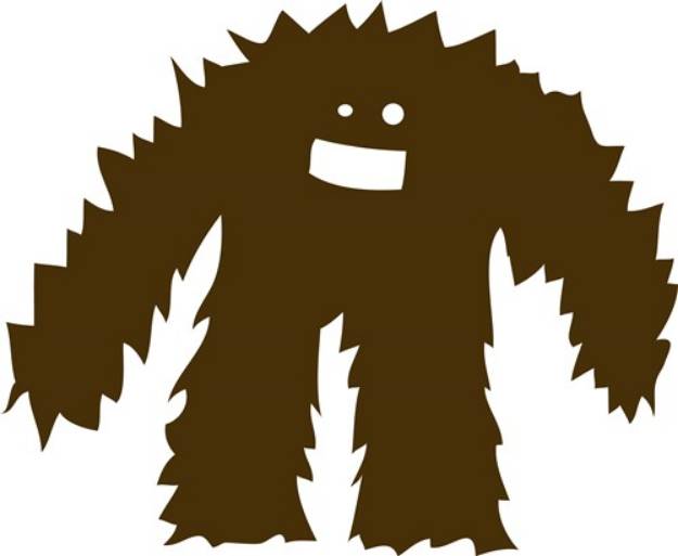 Picture of Furry Monster SVG File
