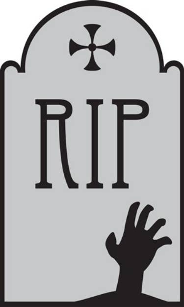 Picture of RIP Tombstone SVG File