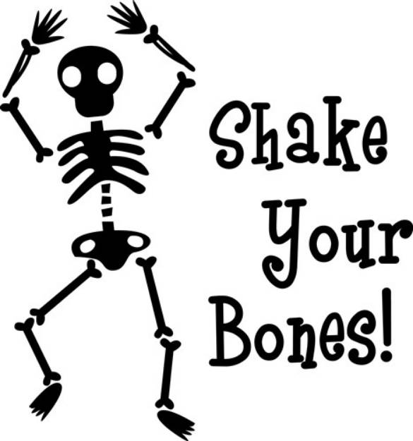 Picture of Shake Your Bones SVG File