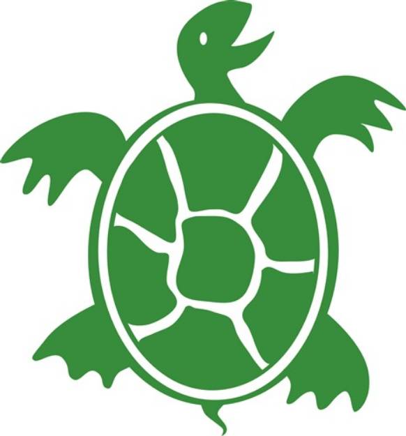 Picture of Green Turtle SVG File