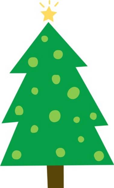 Picture of Christmas Tree   SVG File
