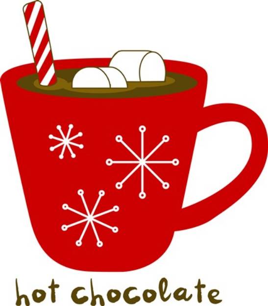 Picture of Holiday Hot Chocolate SVG File