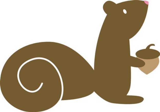 Picture of Brown Squirrel SVG File