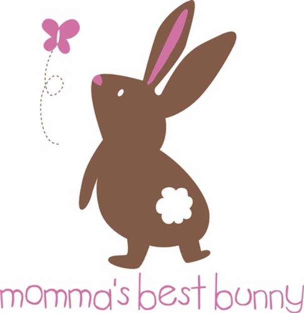Picture of Mommas Best Bunny SVG File