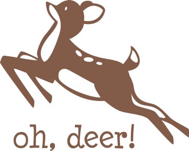 Picture of Oh, Deer SVG File