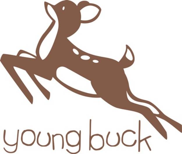 Picture of Young Buck SVG File