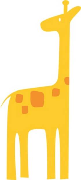 Picture of Giraffe SVG File