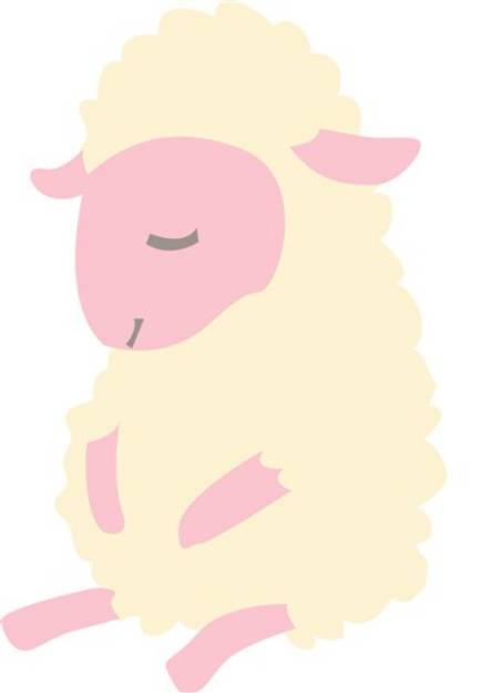 Picture of Baby Lamb SVG File