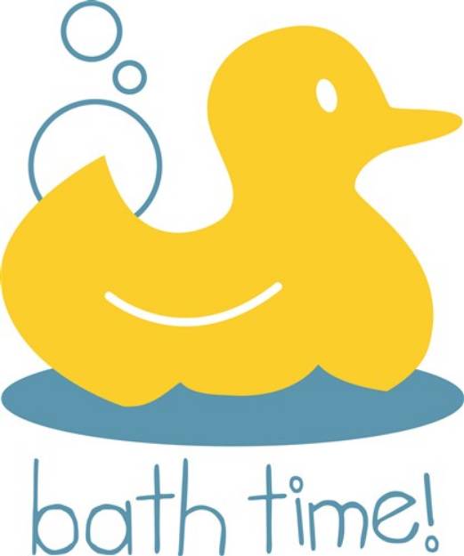 Picture of Ducky Bath Time SVG File