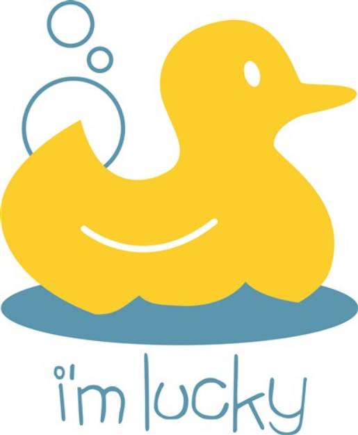 Picture of Ducky Im Lucky SVG File