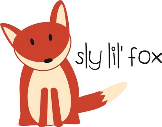 Picture of Sly Lil Fox SVG File