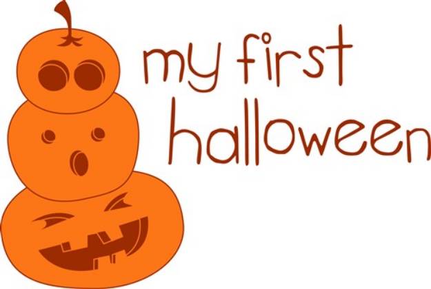 Picture of My First Halloween SVG File