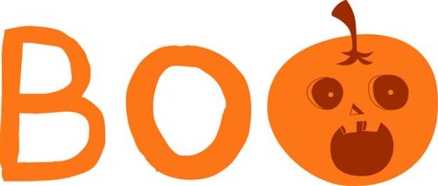 Picture of Boo Pumpkin SVG File