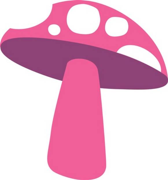 Picture of Polka Dot Mushroom SVG File