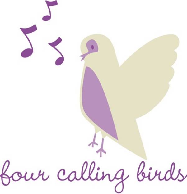Picture of Calling Birds SVG File