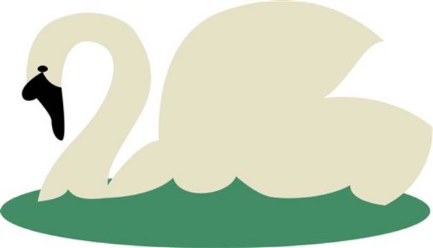 Picture of Swans-A-Swimming SVG File