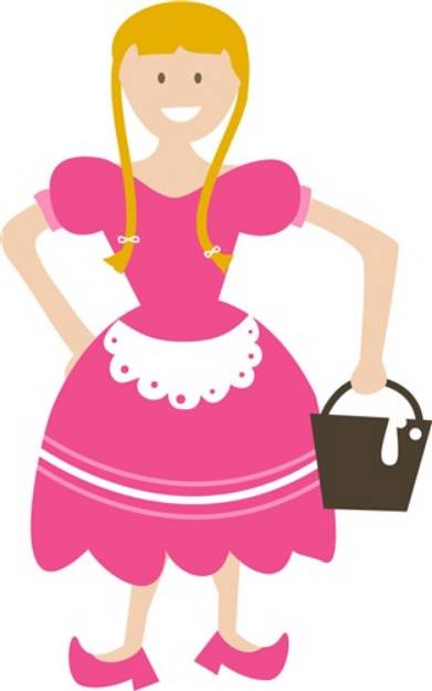 Picture of 8 Maids A Milking SVG File