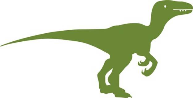Picture of Raptor Dinosaur SVG File