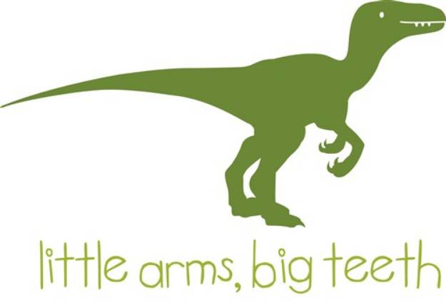 Picture of Little Arms, Big Teeth SVG File