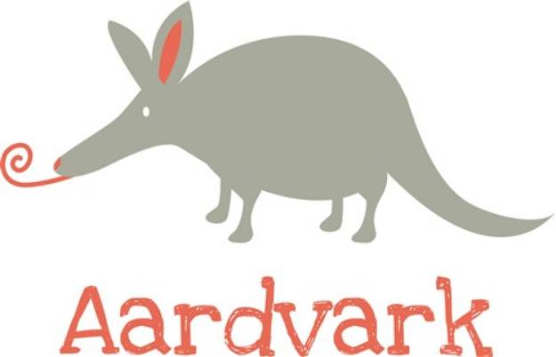 Picture of Aardvark SVG File