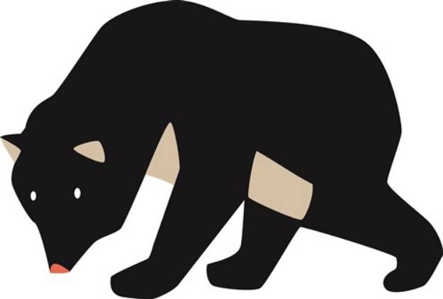 Picture of Black Bear SVG File