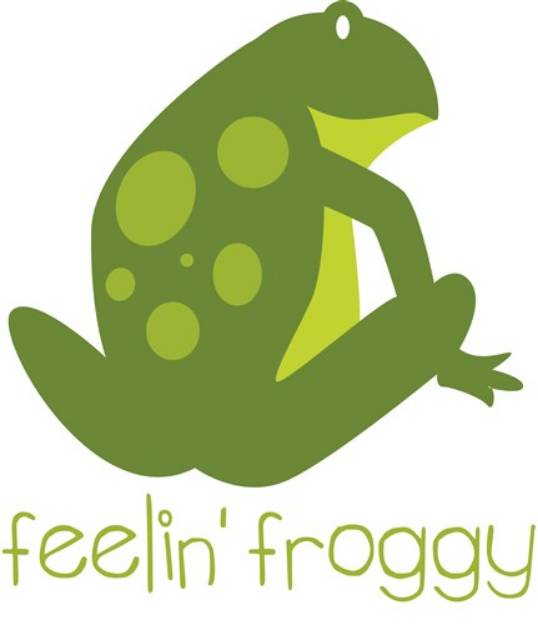 Picture of Feeling Froggy SVG File
