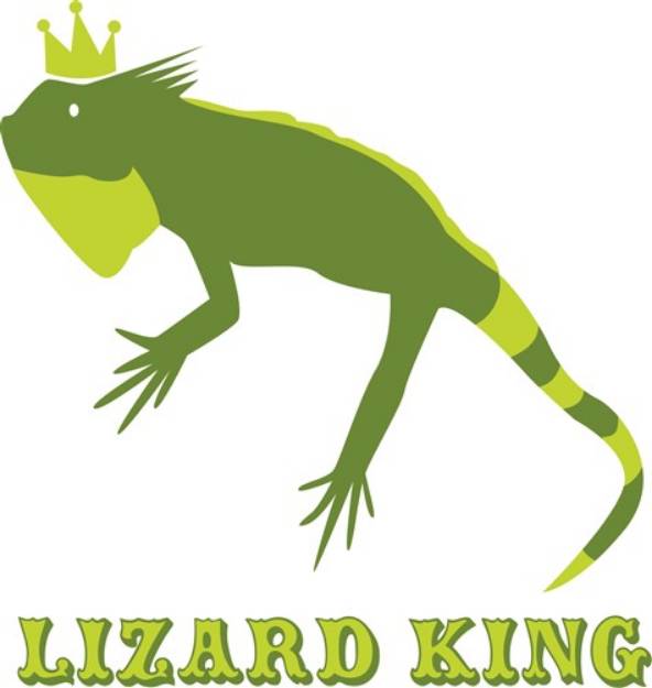 Picture of Lizard King SVG File