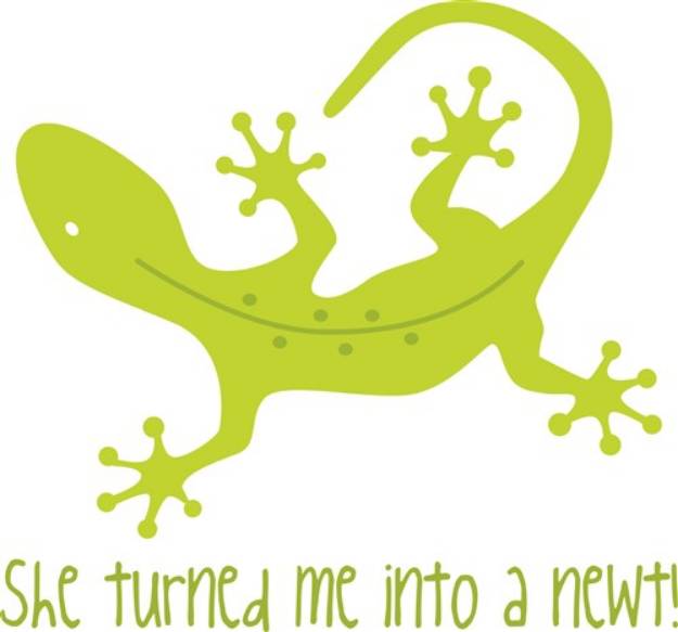 Picture of Turned Into Newt SVG File