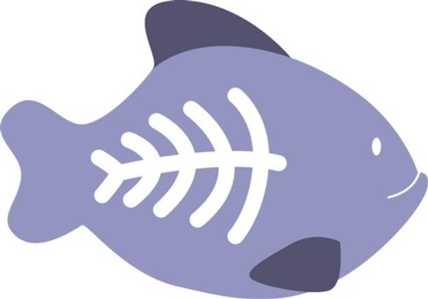 Picture of X-Ray Fish SVG File
