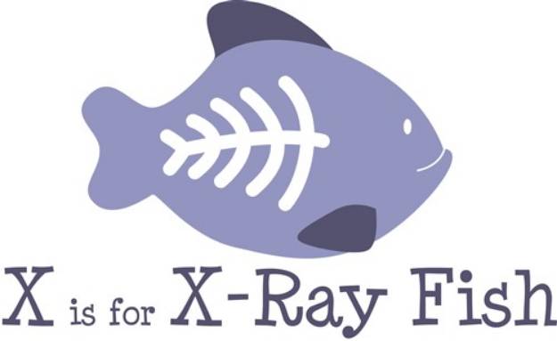 Picture of X Is For X-Ray SVG File