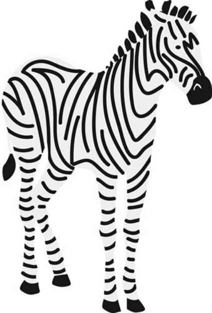 Picture of Zebra SVG File