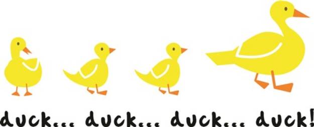 Picture of Duck Duck SVG File