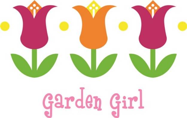 Picture of Garden Girl SVG File